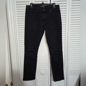 Platform Men's 34x30 Black Distressed Jeans